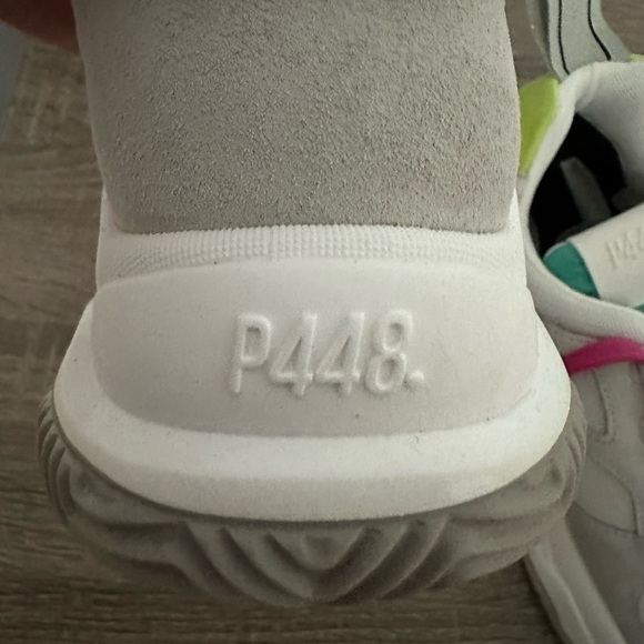 New P448 Lemon & Lime Luke Dogma Trainer Sneakers, Size 40 (9.5/10) (v) - Picture 10 of 11